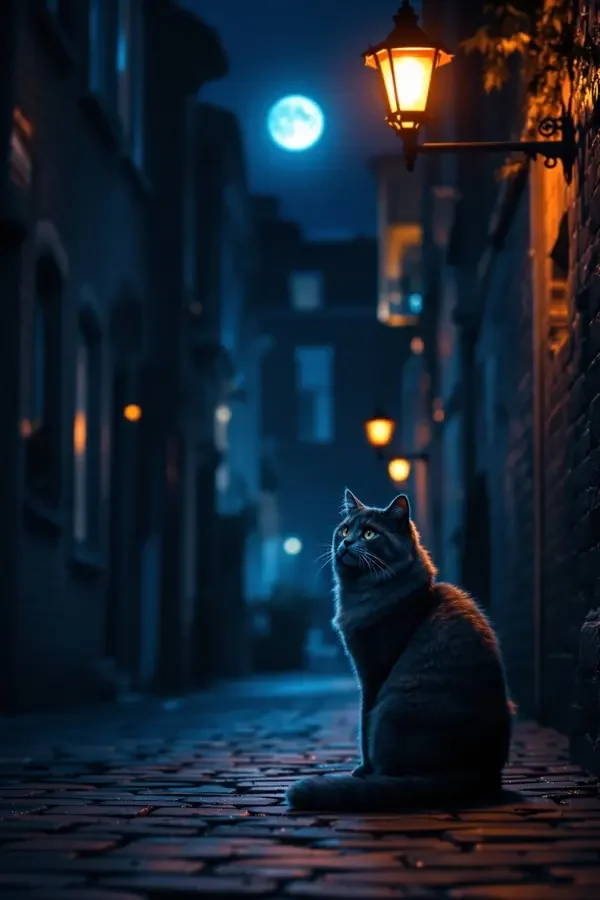 路灯下的猫 小米影院 海报